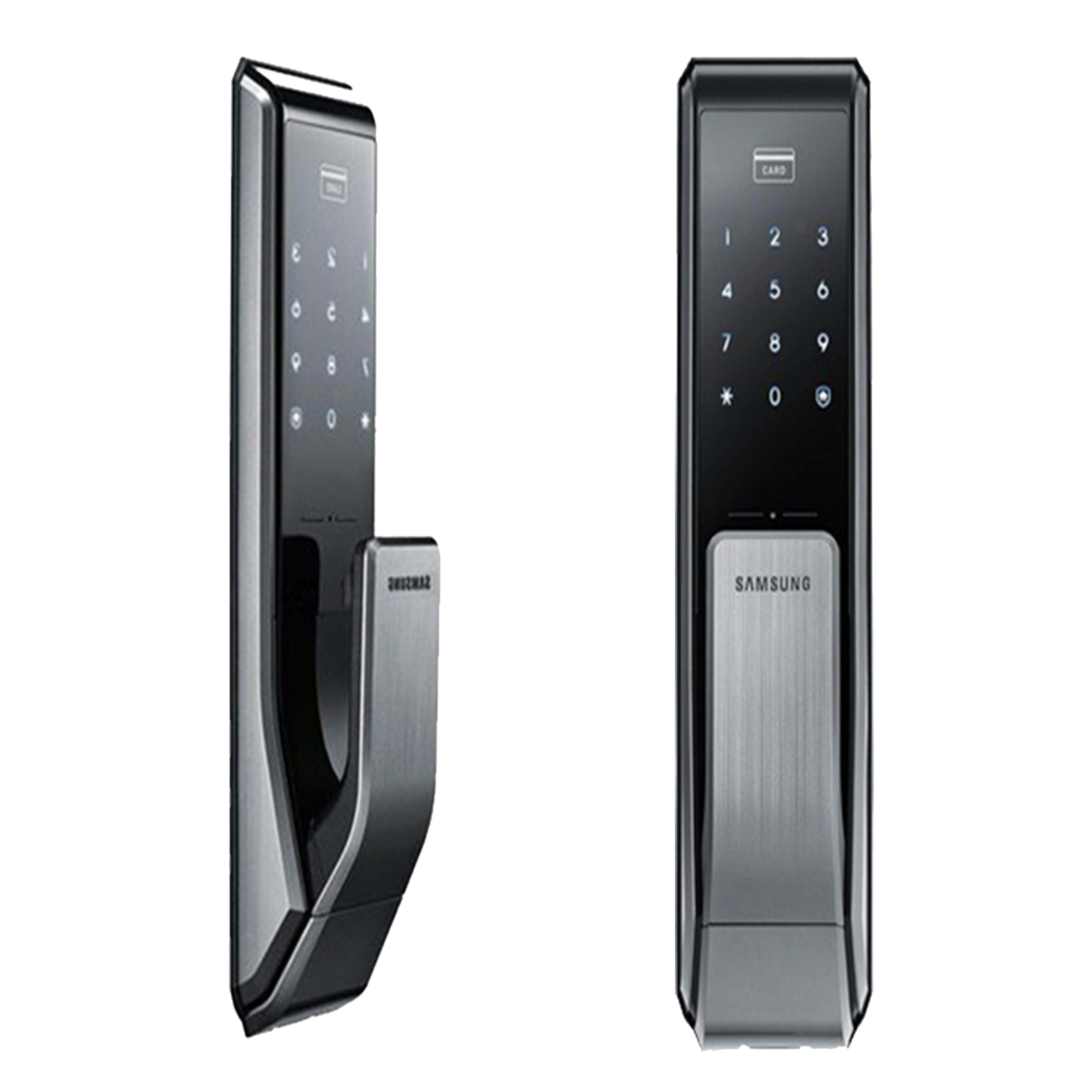 Samsung SMART Push-Pull Handle Mortise Door Lock (SHS-P717 LMK/EN) - BENA CO.3543 x 3543