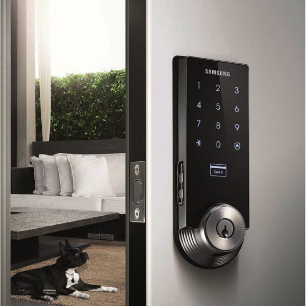 Samsung SMART Digital Deadbolt Door Lock with Mechanical Override Keys